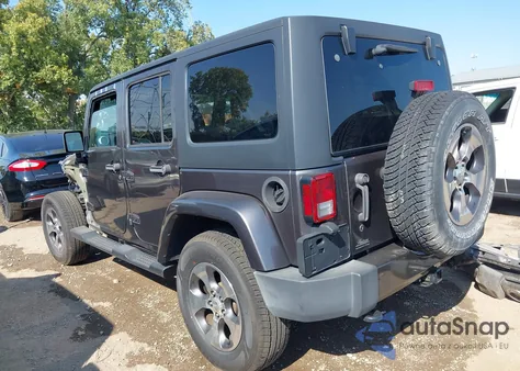 2016 Jeep Wrangler Unlimited Sahara из США, поврежденный, VIN 1C4BJWEG5GL164772
